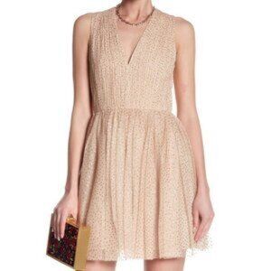 Alice and Olivia metallic Monica dress